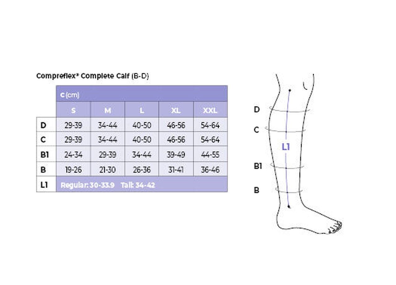 SIGVARIS Compreflex Complete Calf adaptives Kompressionssystem für den