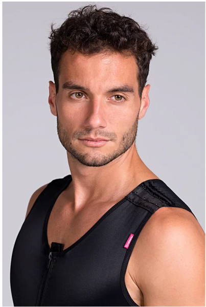 lipoelastic MGmm comfort ärmelloser postoperativer Kompressionsbody mit Hygieneöffnung