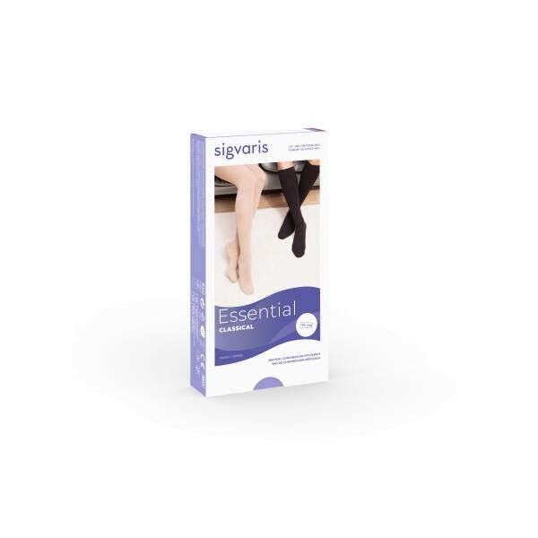 SIGVARIS Essential CLASSICAL blickdichte Kompressionsstrümpfe mit integrierter Microfaser