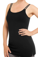 amoena Spaghetti Top Valletta mit eingearbeitetem BH hergestellt aus weichen Modalgewebe