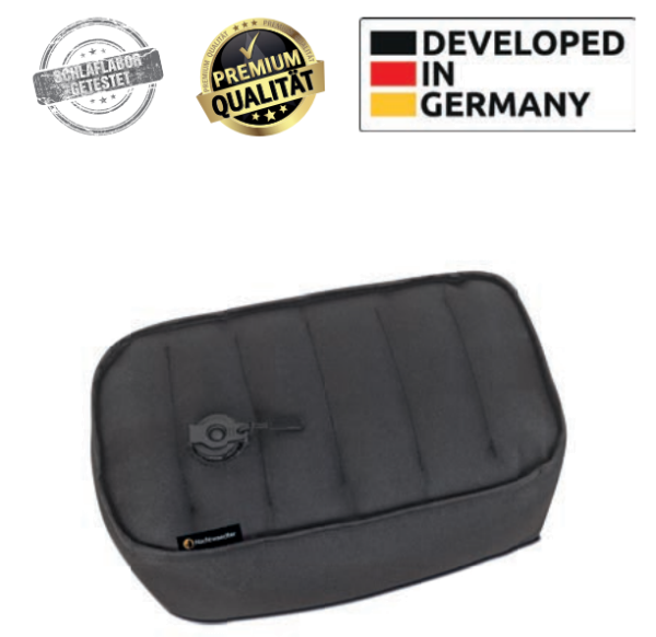 Nachtwaechter aufblasbares Rückenkissen macht alle Schlafwesten reisetauglich mit Lüftungskanälen