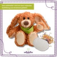 Vorschau: welliebellies® "Hase groß" Wärmekuscheltier mit Bio-Hirse-Füllung, spendet bis zu 90 min Wärme