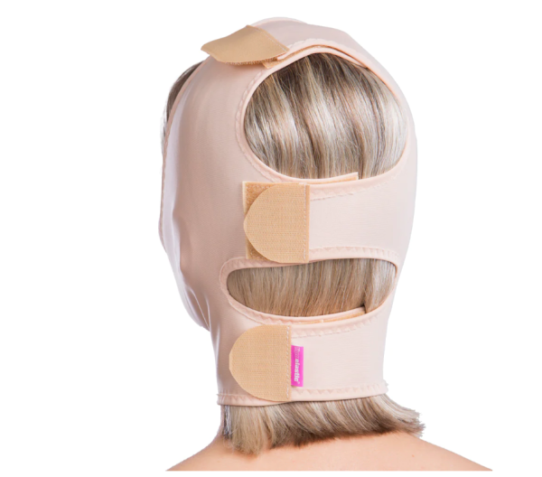 Lipoelastic Gesichtsbandage FM special Kompressions-Gesichtsbandage mit 3 Klettverschlüssen