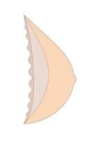 Vorschau: amoena Energy Light 2S Brustprothese elfenbein, Leichtprothese, mittlere Brustform, symmetrisch