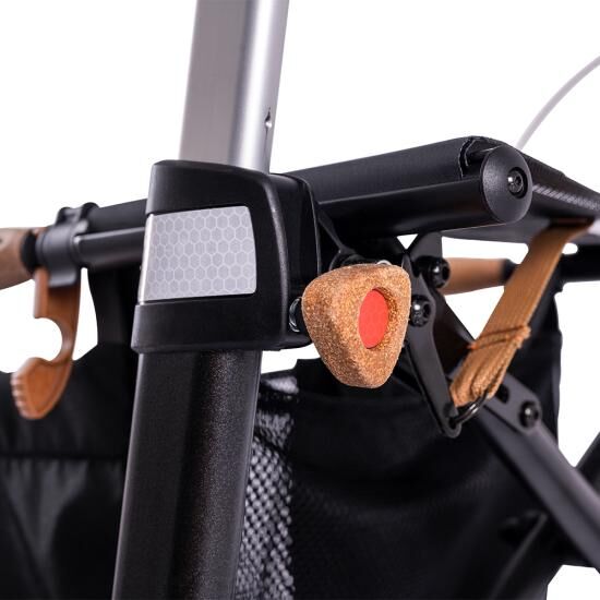 SALJOL AR54 Allround Aluminium Rollator mit Ankipphilfe, Sitzhöhe: 54 cm, zusammenklappbar