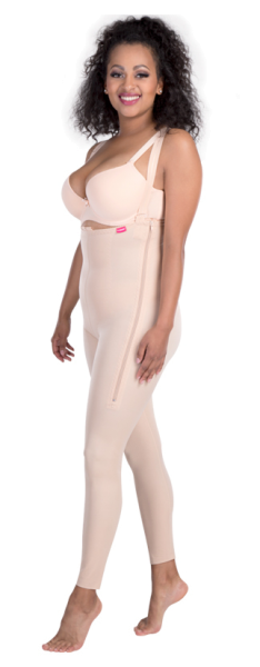 lipoelastic VB Comfort postoperative Kompressionshose mit Hygieneöffnung u. Reißverschluss