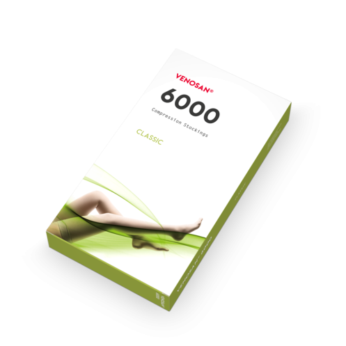 L&R SWISSLASTIC Venosan 6000 halbtransparente Kompressionsstrümpfe mit Klimaeffekt versch. Längen