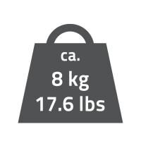 Vorschau: RIDDER Rollator Mio doppelt zusammenfaltbar mit Ankipphilfe, Sitz, Rückengurt u. Reflektoren