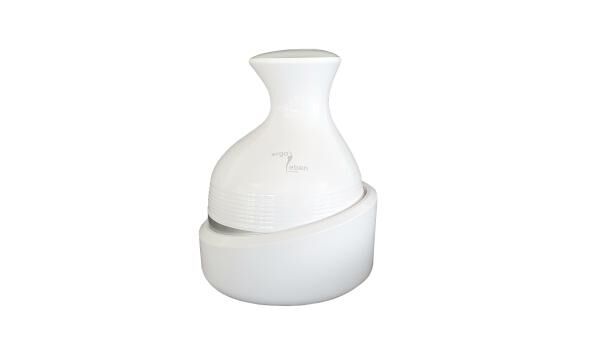 ergoleben Akku Kopfmassagegerät mit 4 Massageköpfen, verschiedene Modi und spritzwassergeschützt