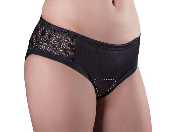 suprima Viva! easy Inkontinenz Slip schwarz mit integrierter Saugeinlage