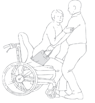 etac Immedia Smart Move Transferhilfe Hebetuch Non-Slip Oberfläche, belastbar bis 150 kg