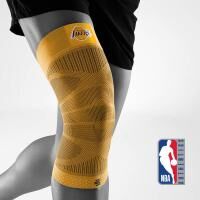 Vorschau: BAUERFEIND Sports Compression Knee Support nahtlose Kniebandage - NBA Lakers Edition