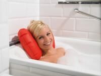 Vorschau: Dr. Winkler aufblasbares Badewannenkissen "Herz" mit Saugnapf, 48 x 37 cm