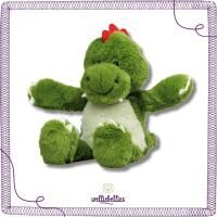 welliebellies® "Dinosaurier groß" Wärmekuscheltier mit Bio-Hirse-Füllung, spendet bis zu 90 min Wärm