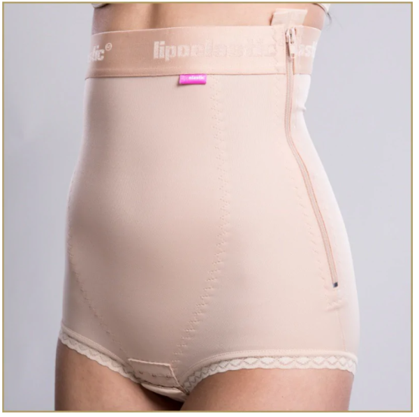 lipoelastic VH Comfort postoperatives Kompressionsmieder mit Reißverschluss u. breiten Gummiband