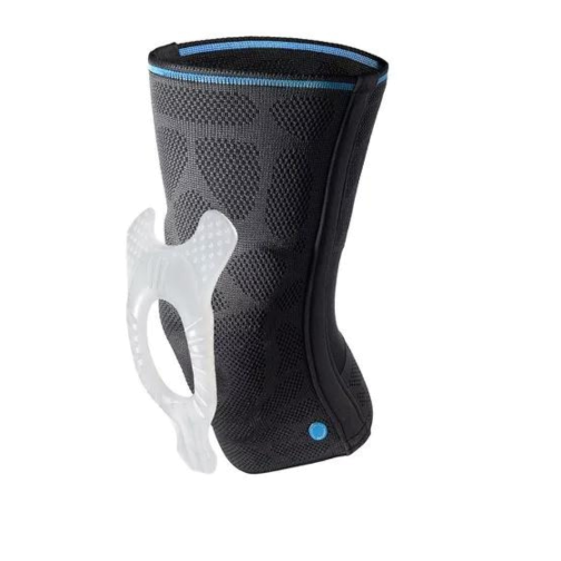 Ofa Dynamics Plus Kniebandage mit Pelotte unterstützt das Kniegelenk durch komprimierende Wirkung