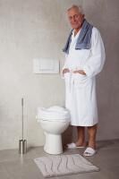 Vorschau: RIDDER WC-Sitzerhöhung Sam ca. 10 cm ohne Deckel mit Hygieneausschnitte, TÜV geprüft
