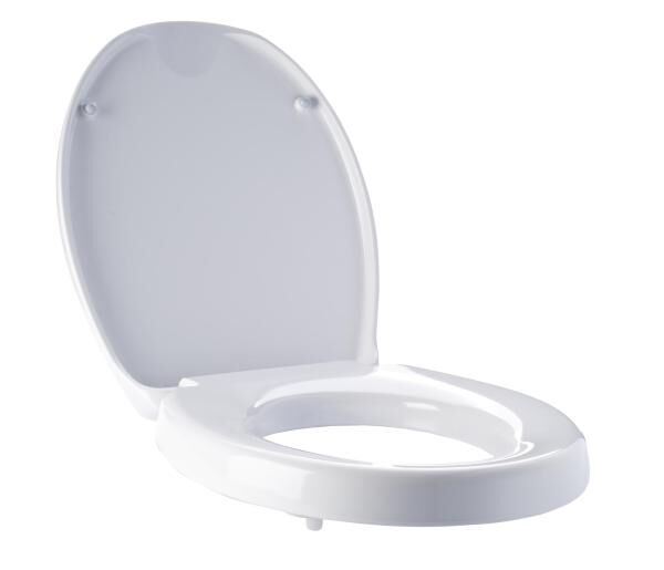 RIDDER WC-Sitzerhöhung Top ca. 5 cm mit Absenkautomatik, weiß, TÜV geprüft