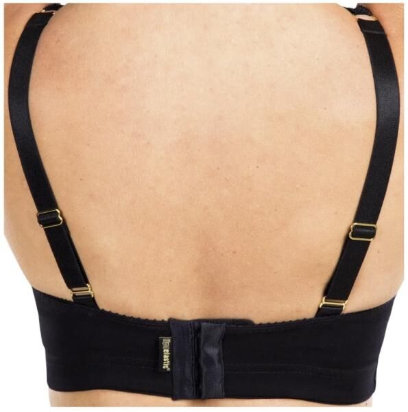 lipoelastic BH PI Premium Kompressions BH schwarz elegantes Design mit Spitze