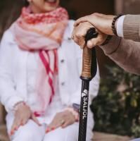 Vorschau: SALJOL Gehstock mit Korkgriff, faltbar und wiegt nur 278 g