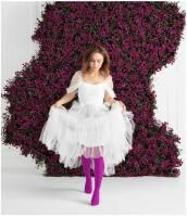 Vorschau: Juzo Inspiration Vision semitransparente Kompressionsstrümpfe mit Rautenmuster in den Trendfarben 20