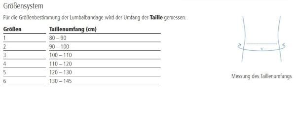 Ofa Dynamics Plus Lumbalbandage unterstützt bei Beschwerden im Lendenwirbelbereich, einstellbar
