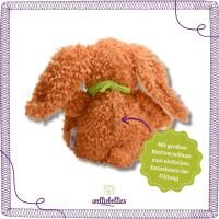 Vorschau: welliebellies® "Hase groß" Wärmekuscheltier mit Bio-Hirse-Füllung, spendet bis zu 90 min Wärme