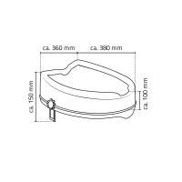 Vorschau: RIDDER WC-Sitzerhöhung Sam ca. 10 cm ohne Deckel mit Hygieneausschnitte, TÜV geprüft