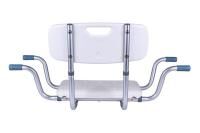 Vorschau: ANTAR Badewannen Einhängesitz aus Aluminium mit Rückenlehne u. Breitenverstellung von 83-78 cm