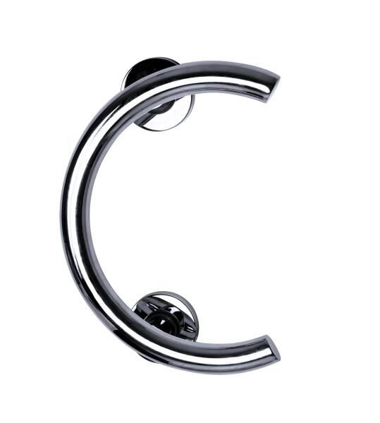 RIDDER BAD Haltegriff Art M halbrund aus Edelstahl, Gesamtlänge: ca. 33 cm