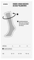 Vorschau: CEP run socks mid cut 5.0 knielange Laufsocken für Damen mit leichter Kompression