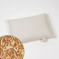 Vorschau: Mudis Natur-Kinderkissen 30 x 45 cm, Füllung: Hirseschalen und Zirbenholz