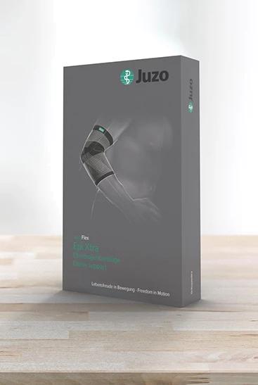JuzoFlex Epi Xtra Ellenbogenbandage aus Hightechfasern für Tennisarm oder Golferarm
