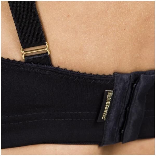 lipoelastic BH PI Premium Kompressions BH schwarz elegantes Design mit Spitze