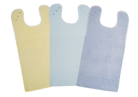 suprima Ess-Schürze/Lätzchen Frottee im 3er Set mit Druckknöpfen Größe 100 x 50 cm