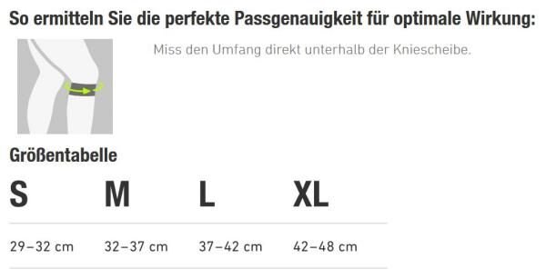 BAUERFEIND Sports Knee Strap Patellaband entlastet durch gezielten Druck die Patellasehne