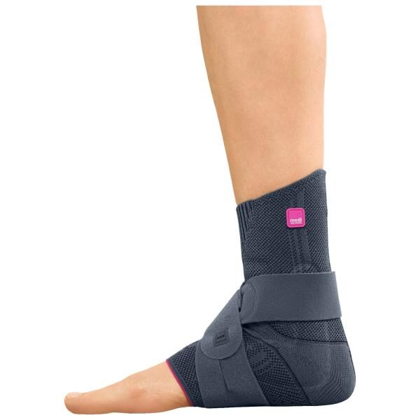 medi Levamed Active einstellbare Aktiv-Sprunggelenkbandage mit Gurtsystem und Silikonfaden