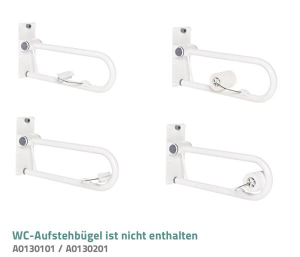 RIDDER WC-Papierhalter Tim für WC-Aufstehbügel