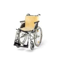 Vorschau: fellhof Rollstuhlauflage SANA mit integriertem Nierengurt, Druckverteilung und natürliche Wärme