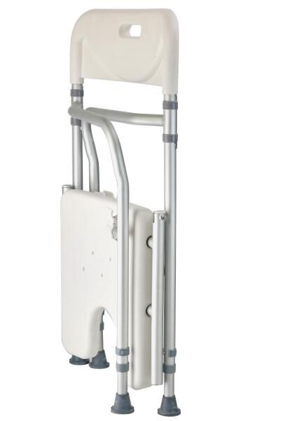 Rehaforum Duschstuhl RFM faltbar und platzsparend, Höhe 92-99 cm