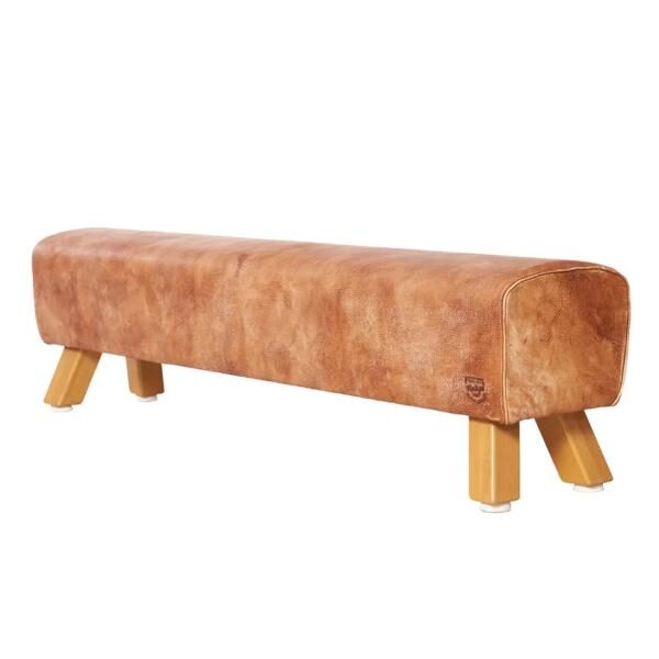 ARTZT Vintage Series Pferd Sitzbank aus echtem Rindsleder im Vintagelook