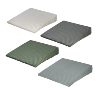 Werkmeister Sitty PremiumLine Keilkissen Cord für einen geraden Rücken 35 x 35 x 7:1 cm