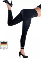 Vorschau: powerleggs® Kompression Leggings Damen schwarz mit Body-Shape-Effekt und Anti-Cellulite-Effekt