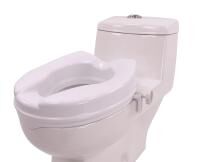 ANTAR Toilettensitzerhöhung 15 cm Höhe mit Deckel und Schließmechanismus, Belastbarkeit