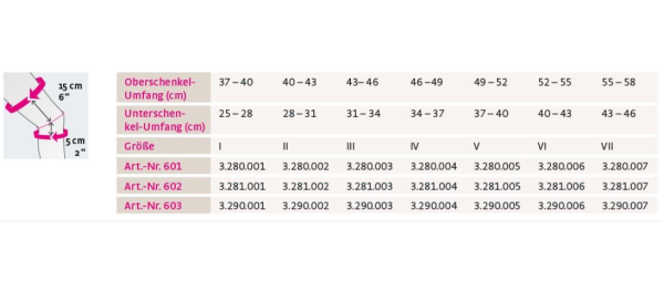 medi Greifswalder Kniebandage Kniestütze mit Kompression zur Stabilisierung des Kniegelenks