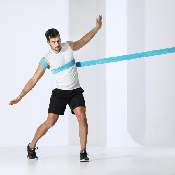 FLEXVIT PATband 3er Set "all-in" Fitnessband für Funktional Training mit 15 Schlaufen