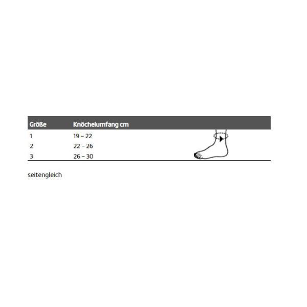 THUASNE Malleo Dynastab Vario Sprunggelenkbandage aus atmungsaktivem Gewebe