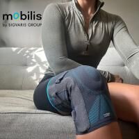 Vorschau: mobilis by SIGVARIS GROUP GenuActive Stab Kniebandage für mittlere Stabilisierung mit Pelotte