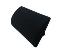 ANTAR Lendenwirbelsäulen-Kissen mit Memory-Effekt in Schwarz, 33 x 22 x 7 cm