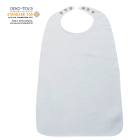 suprima Ess-Schürze/Lätzchen Frottee mit Druckknopfverschluss 90x45 cm